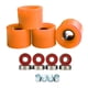 thumbnail image 3 of 4 Piezas Patines De Ruedas Patineta Sure Grip Rollerskate Ruedas Naranja, 3 of 5