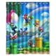 thumbnail image 1 of Cortina de ducha de Mario College of the Wind, juego de cortinas de baño con ganchos, tamaño 60 x 72 pulgadas, 1 of 3