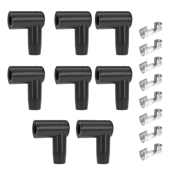 Kit de terminales Spark Plug Boot, distribuidor HEI de 90 grados (paquete de 8)