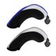 thumbnail image 1 of 2pcs Golf Hybrid UT Club Rescue Head Cover Headcover Con Etiqueta Numérica Azul Y Gris, 1 of 5
