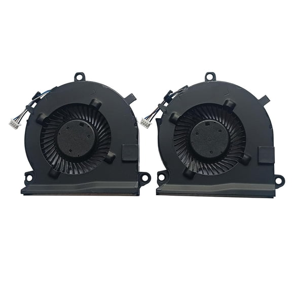 Ventiladores de refrigeración de CPU para HP Pavilion Gaming 15-EC 16-A (paquete de 2)