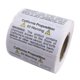 thumbnail image 1 of Etiquetas de advertencia FirstZi California Prop 65 2x1 pulgadas 500, 1 of 7