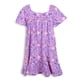 thumbnail image 2 of Vestido Niña Elasticado Estampado Lila Pillin, 2 of 3