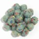 thumbnail image 1 of suxuMhao Bolas de Pompones Esponjosas Peludas Coloridas con Puntos Bola de Hilo Accesorios de Bricolaje Accesorios para el Cabello de Bricolaje Pompones para Manualidades Verde Claro 0.63x0.51, 1 of 3
