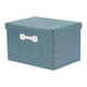 thumbnail image 1 of REGALWOVEN Cubo de Almacenamiento, Caja de Almacenamiento de Tela con Tapa y Asa para Estantes de Armario, Cesta Plegable para Organizar Ropa Libros Verde 15.7*11.8*9.8in, 1 of 7