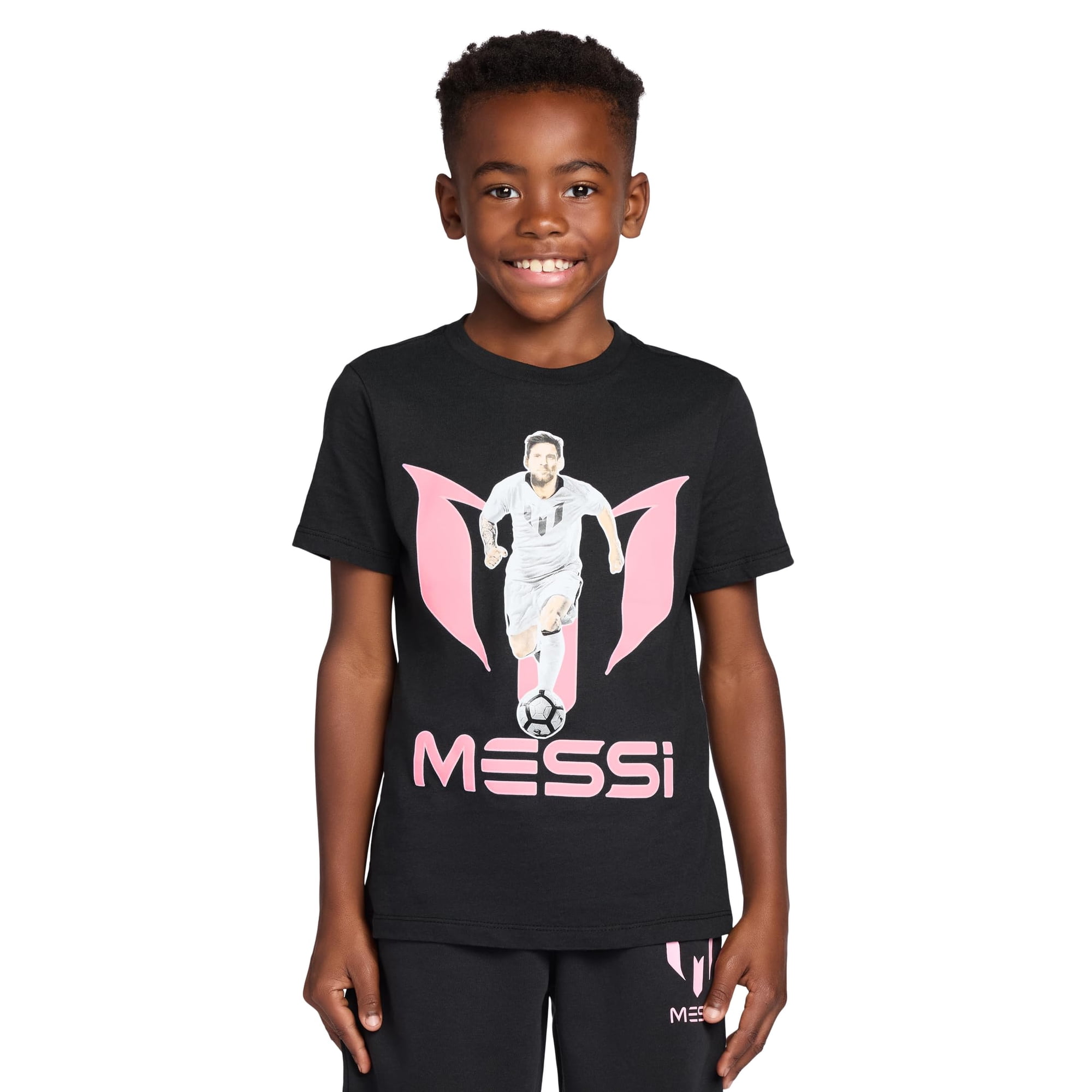Camiseta Slim Fit De Algodón Mezclado Messi Para Niño 14-16