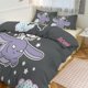 thumbnail image 1 of Kuromi Print Bedding Set Pattern Duvet Cove Set 3 Pieces 1 Quilt Cover And 2 Pillowcases for Women Men Teens, 1 of 5