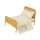 thumbnail image 2 of 1:12 Casa De Muñecas Modelo De Cama Doble Juego De Simulación Mini Cama Para Decoración De Dormitorio A, 2 of 3