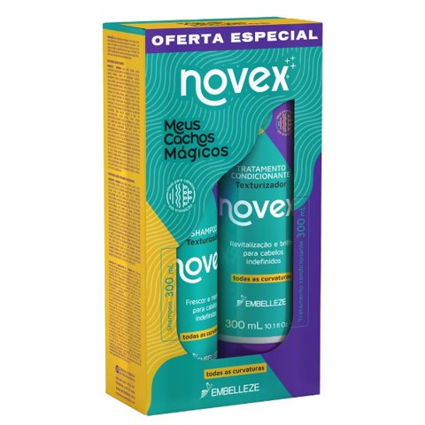 Novex Kit Shampoo Y Acondicionador Meus Cachos Magicos