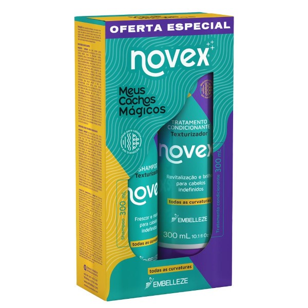 Novex Kit Shampoo Y Acondicionador Meus Cachos Magicos