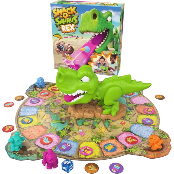 Juego Spin Master Snackosaurus Rex Dinosaurio Interactivo
