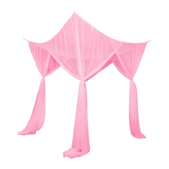 Dosel De Cama Con 4 Postes Esquineros, Elegante Cortina Para Habitación Infantil, Dormitorio Al Aire Libre