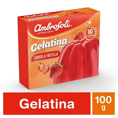 Gelatina Frutilla 100 G Ambrosoli