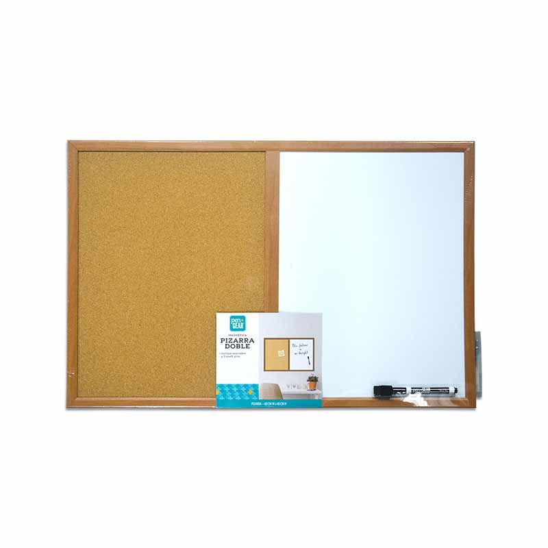 Pizarra Combo Magnética 40x60 Cm Pen&Gear