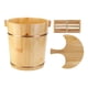thumbnail image 3 of Ba?era Para Lavabo, Ba?o De Pies Para El Hogar, Barril Hecho A Mano, Cubo Grueso Para Pies Con Cuentas, Estilo B, 3 of 5