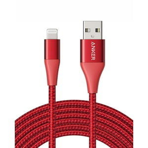 Cable Cargador Anker Powerline+ Ii Lightning 3M Rojo Iphone Ip