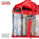 thumbnail image 4 of Set de 2 bolsas de almacenamiento para DVD Stock Your Home, color rojo, 4 of 7