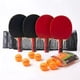 thumbnail image 4 of Set 4 Paletas Ping Pong + 30 Pelotas + Malla, 4 of 7