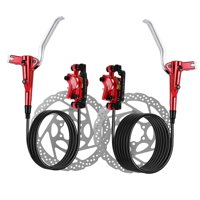 Ioensy - Juego De Frenos De Disco Hidráulicos Para Bicicleta De Montaña Que Reemplaza A Las Bicicletas Que Tiran De La Línea Roja