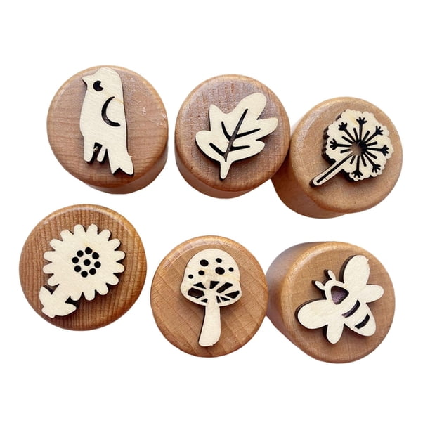 Sellos De Madera, Sellos Decorativos De Arcilla Para Hacer Tarjetas, Proyectos De Arte, Decoraciones De Primavera