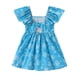 thumbnail image 4 of Vestido Disney Frozen Elsa en forma de A sin espalda para niñas de 6 a 7 años, 4 of 7