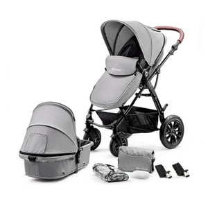 Kinderkraft - Coche De Paseo 2 En 1 Moov Gris