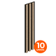 thumbnail image 1 of Wall Panel WPC Decorativo Roble Tostado, 240x16, 22mm, Caja 10 Unids., 1 of 2