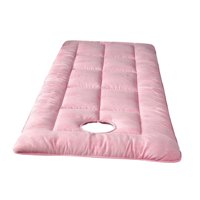 Ioensy - Almohadilla Para Mesa De Masaje Spa, Tapete De Cama Suave Para Baños, Salones De Masaje, Sala De Estar, Color Rosa