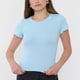 thumbnail image 3 of Polera Mujer Roulet Manga Corta Celeste Corona, 3 of 5