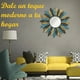 thumbnail image 4 of Espejo Deco Mural Boho Modern Plumas De Metal 80 Cm, 4 of 6
