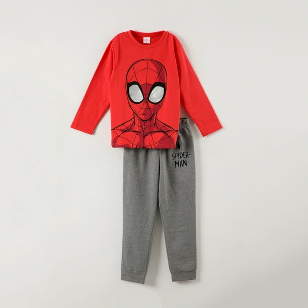 Conjunto Pijama Buzo Niño Spiderman Surprice Rojo Marvel