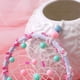 thumbnail image 4 of Atrapasueños hechos a mano para dormitorio, regalo para niñas, plumas de colores rosas., 4 of 8
