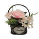 thumbnail image 3 of Planta Artificial Canastito Macetero Cordel Ovalado Deco rosa, 3 of 7