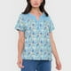 thumbnail image 3 of Polera Mujer Macramé Turquesa Tropical Corona, 3 of 5