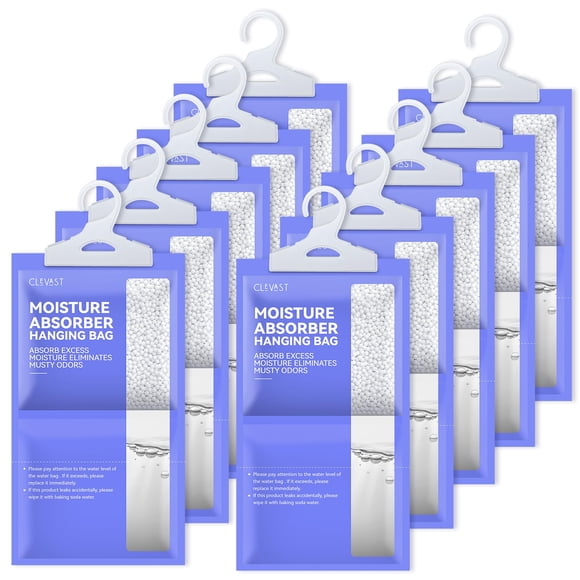 Paquete de 10 unidades de absorbentes de humedad CLEVAST, deshumidificador de 230 g