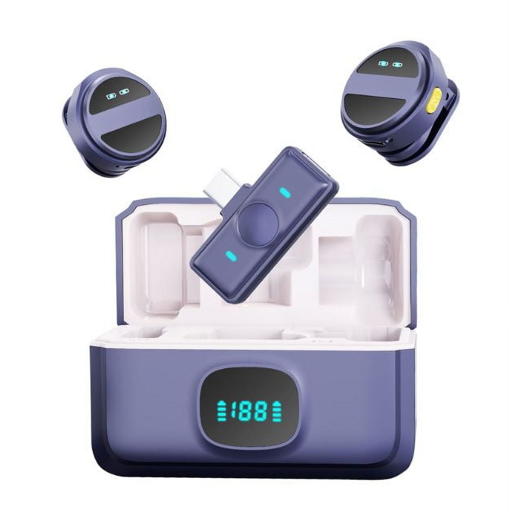 Aventura Store - Microfono Inalambrico Dual Magnetico Para Celular