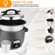 thumbnail image 2 of Olla Arrocera Comercial Wutfly de Acero Inoxidable para 40 Tazas, 2 of 7