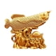 thumbnail image 5 of Figura de arowana de prosperidad según el Feng Shui, adorno escultórico de aleación, dragón dorado para decoración de dormitorio u oficina., 5 of 5