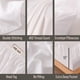 thumbnail image 3 of Juego de sábanas Bella Coterie Luxury Bamboo Viscosa Queen White, 3 of 7