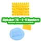 thumbnail image 5 of Kit DIY de molde para piedra decorativa con 26 sellos alfabéticos y mosaico, 5 of 5