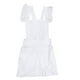 thumbnail image 1 of Delantal De Cocina Todo Blanco Poliéster Algodón Delantal De Sirvientas Fiesta De Barbacoa Vestido De Lujo, 1 of 3