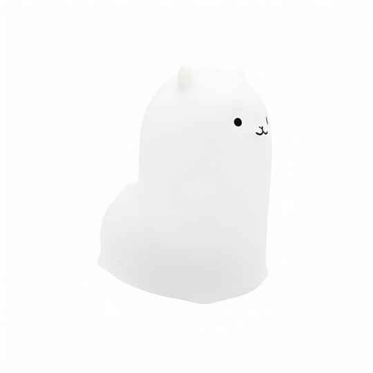 Genérico - Lámpara De Noche De Silicona Led Rgb Squishy Alpaca