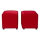 thumbnail image 1 of Set Pouf Cali 1c Felpa 30 Rojo, 1 of 5