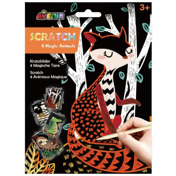 Avenir Scratch Junior Fairy Friends - Kratzbilder Set Für Kinder
