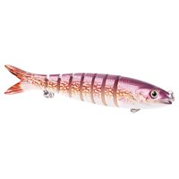 Magideal - Señuelo De Pesca De Lubina, Cebo De Natación Biónico De 8 , Señuelo De Trucha De Hundimiento Rallentare, Cebo Duro Para Agua Sala , Rosado Un Rosa