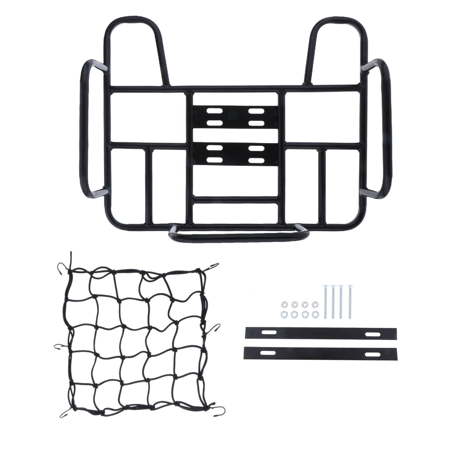 Magideal - Estante De Carga Trasero Para Bicicleta, Cesta Trasera Para Bicicleta, Impermeable, De Metal, De Gran Capacidad, Para Llevar, Cesta Trasera Para Bicic Con Red