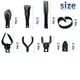 thumbnail image 2 of Juego de 9 accesorios de broca para destapacaños para máquina de 15 m a 30 m, 2 of 5