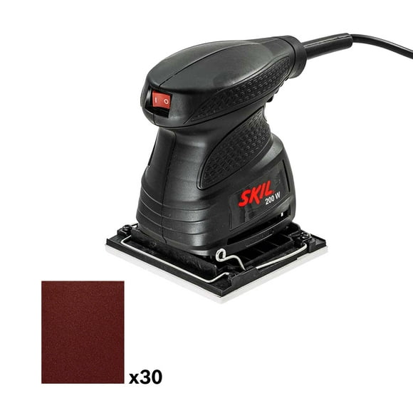 Lijadora Orbital 114x140mm 200w + 30 Lijas Skil 7232
