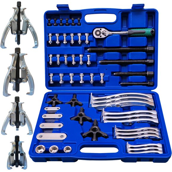 Juego de Extractores de Engranajes HQSSWUCH 72 piezas 3"-8" Acero Cr‑V