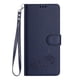 thumbnail image 1 of Funda tipo cartera FOXDOCK para Oppo Reno13 Pro con soporte, ranuras, RFID, diseño de gato, 1 of 5